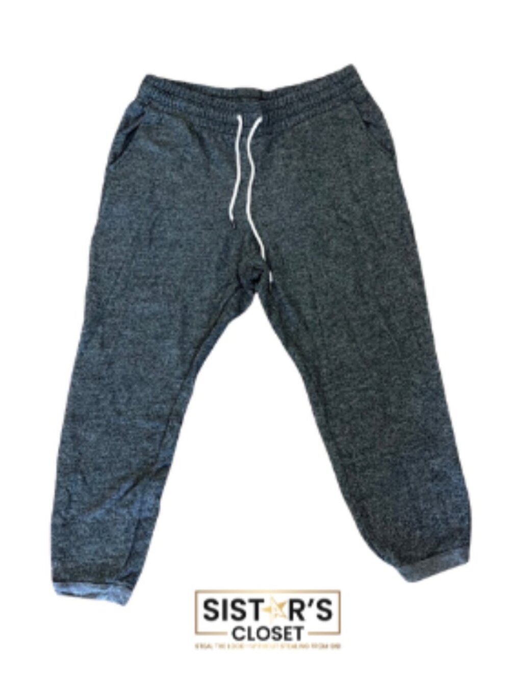 Old Navy Gray Capri Sweatpants Women's Large Drawstring